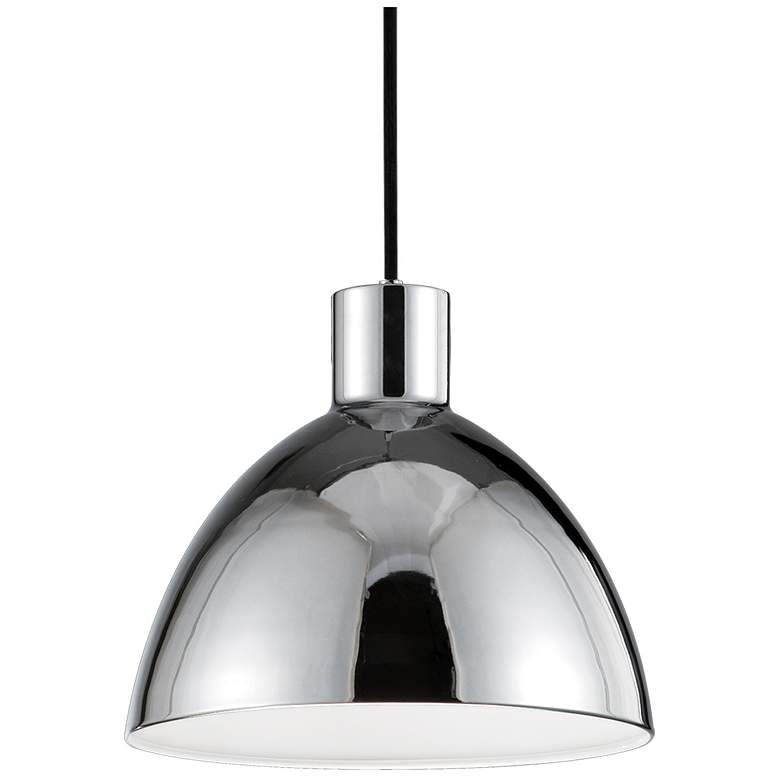 Image 1 Kuzco Chroma LED 12-in Chrome Pendant