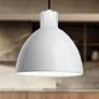 1_Kuzco Chroma LED 12-in White Pendant