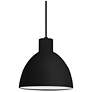1_Kuzco Chroma LED 6-in Black Pendant