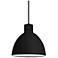 Kuzco Chroma LED 6-in Black Pendant