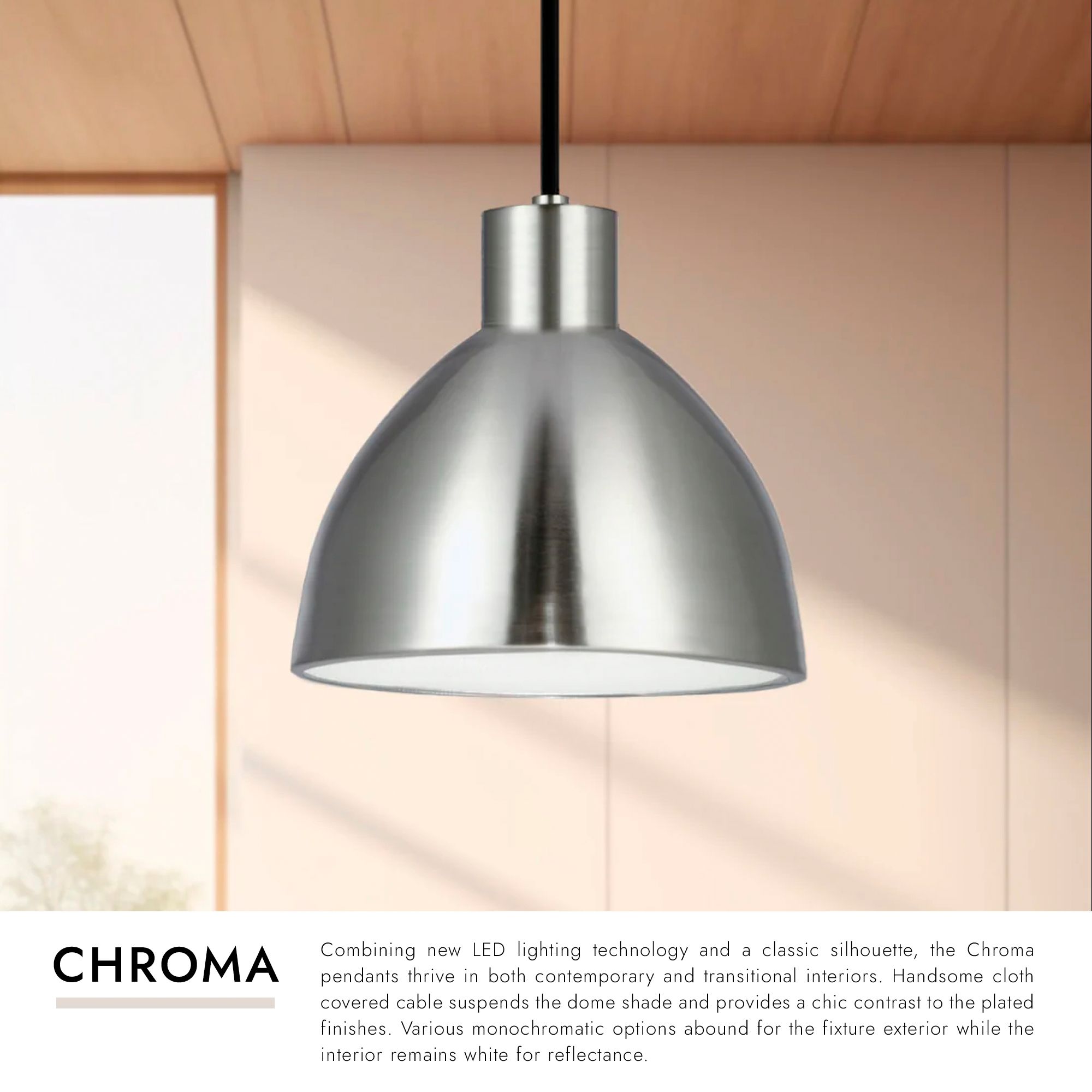 Image 3 Kuzco Chroma LED 6-in Glossy White Pendant more views