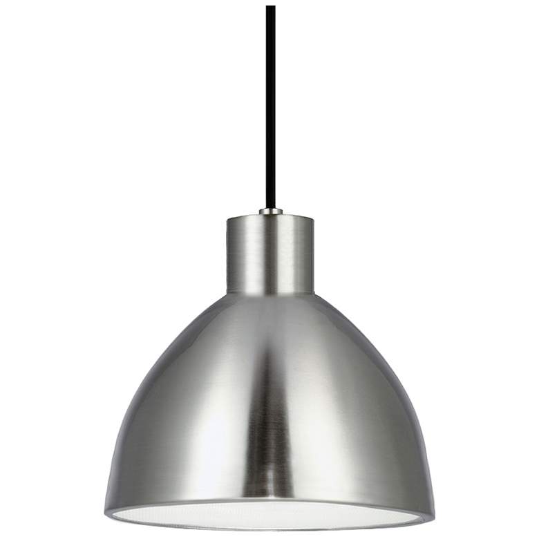 Image 1 Kuzco Chroma LED 9-in Brushed Nickel Pendant