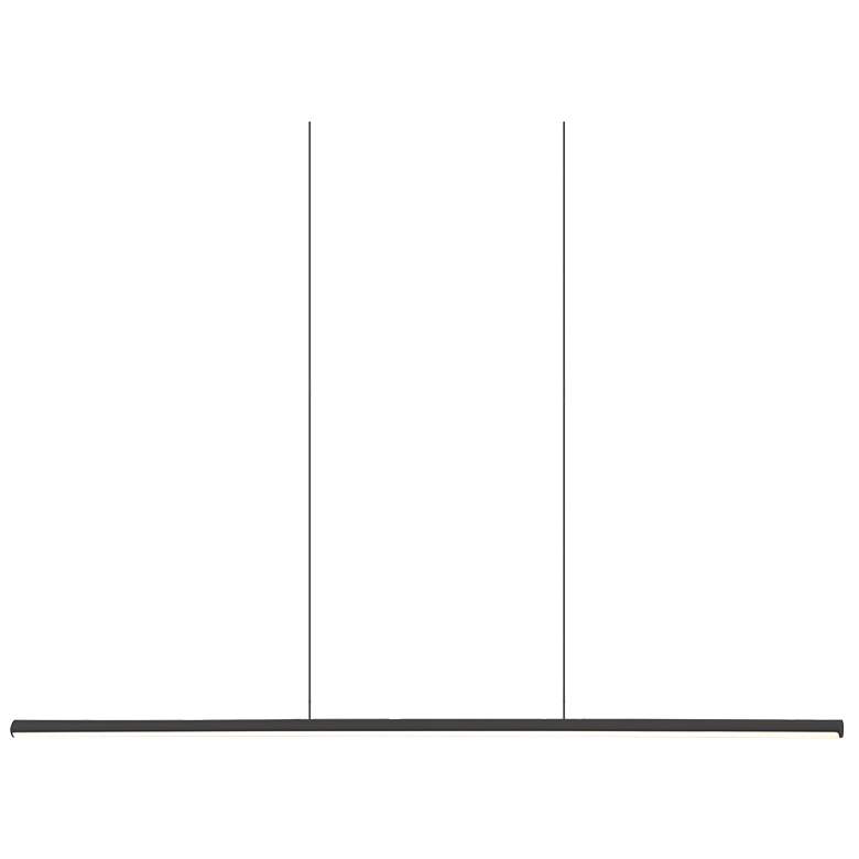 Image 1 Kuzco Chute LED 35-in Black Linear Pendant