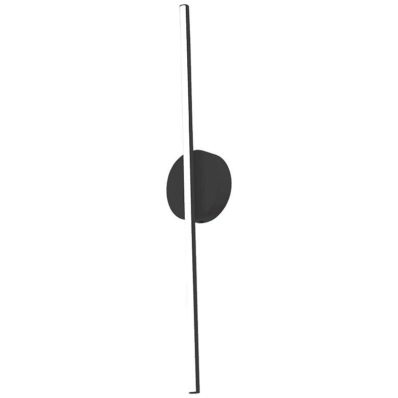 Image 1 Kuzco Chute LED 35-in Black Wall Sconce