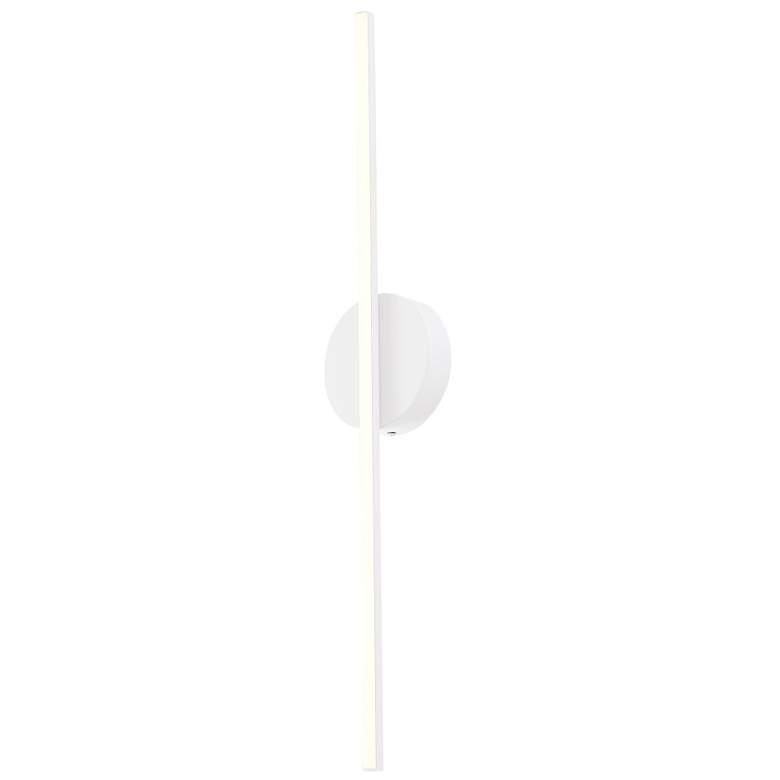 Image 1 Kuzco Chute LED 35-in White Wall Sconce