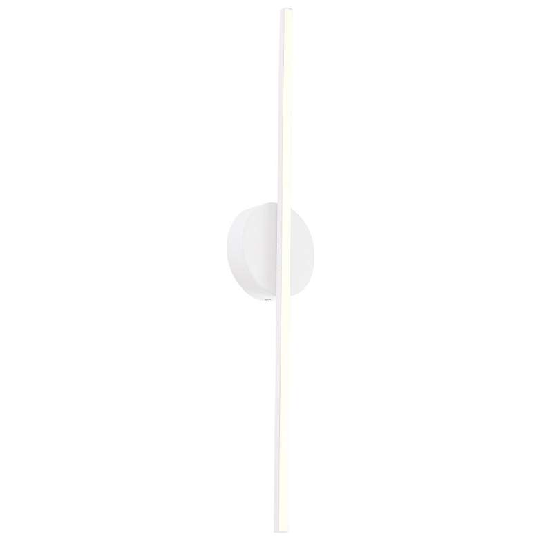 Image 1 Kuzco Chute LED 35-in White Wall Sconce