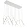 Kuzco Chute LED 40-in White Linear Pendant