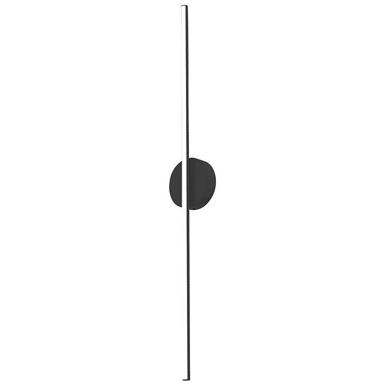 Image 1 Kuzco Chute LED 47-in Black Wall Sconce