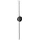 Kuzco Chute LED 47-in Black Wall Sconce
