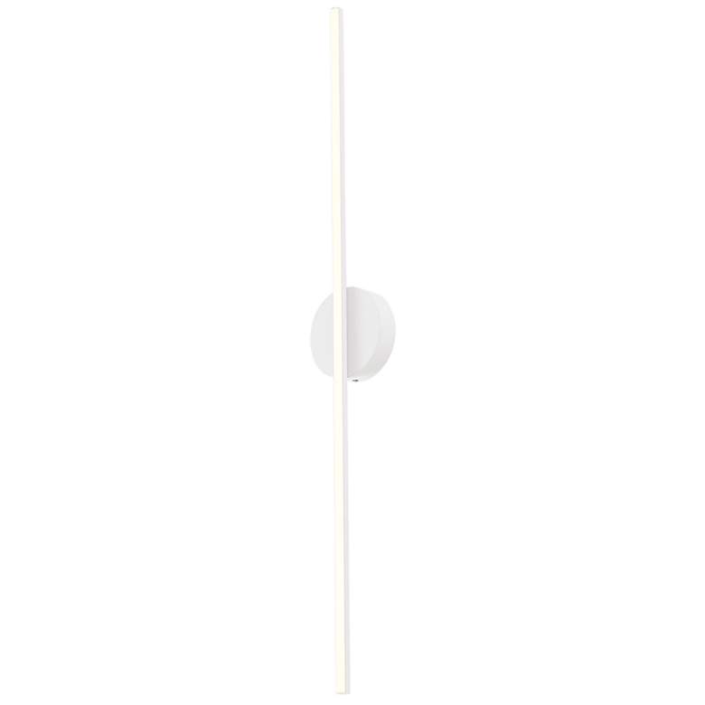 Image 1 Kuzco Chute LED 47-in White Wall Sconce