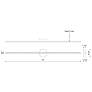 2_Kuzco Chute LED 47-in White Wall Sconce more views