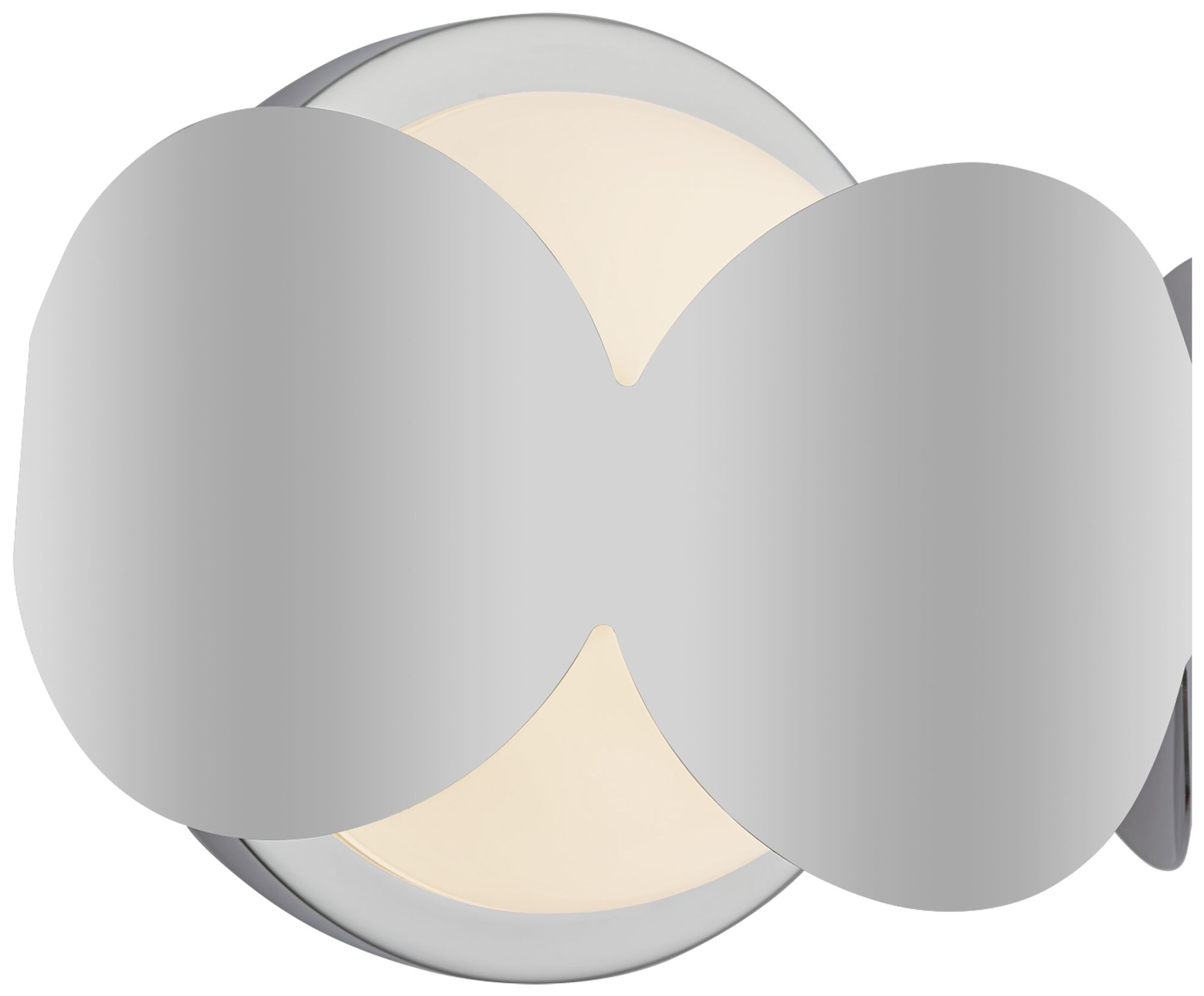 Image 4 Kuzco Ciel E12 10-in Chrome/Opal Glass Wall Sconce more views