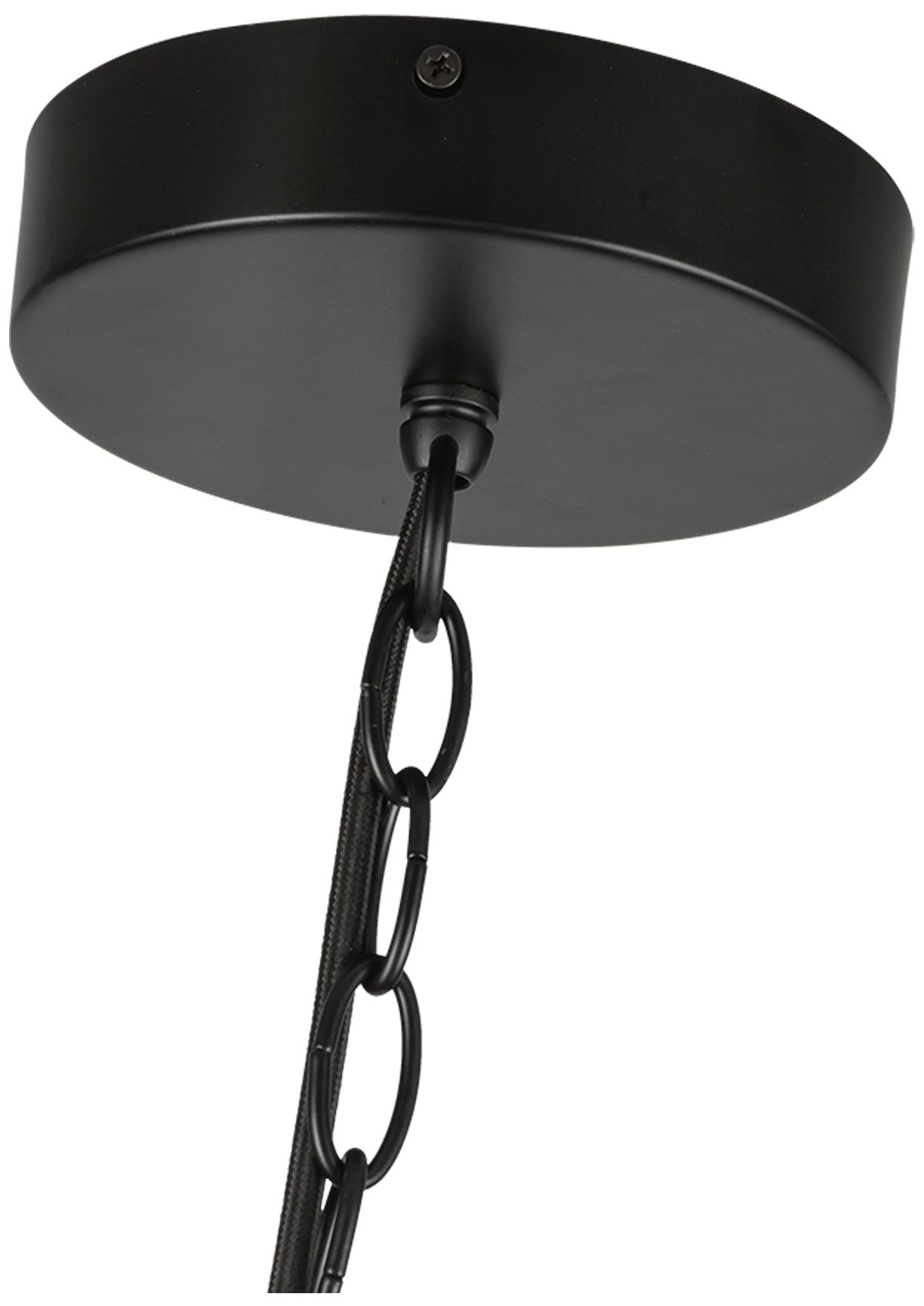 Image 7 Kuzco Cleo LED 16-in Black/Opal Glass LED Chandelier more views