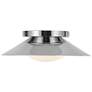 2_Kuzco Cleo LED 9-in Chrome/Opal Glass Wall Sconce more views