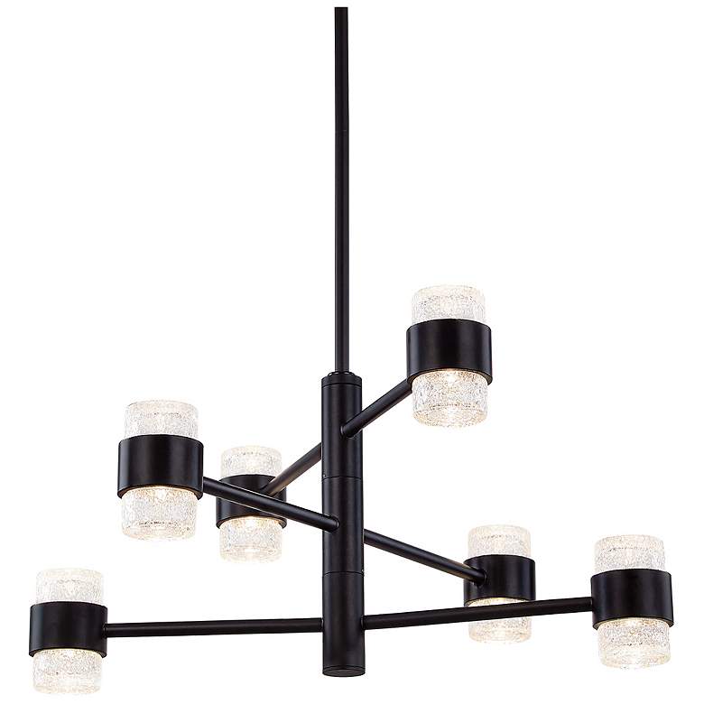 Image 2 Kuzco Copenhagen 24-in (3 Tier) Black Exterior Pendants