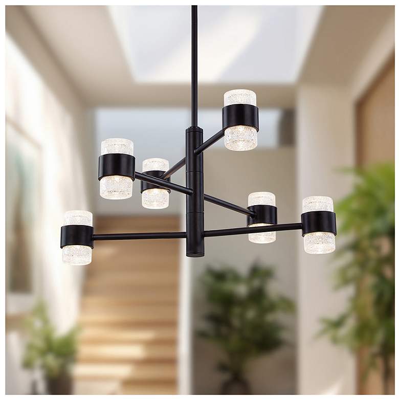 Image 3 Kuzco Copenhagen 24-in (3 Tier) Black Exterior Pendants more views