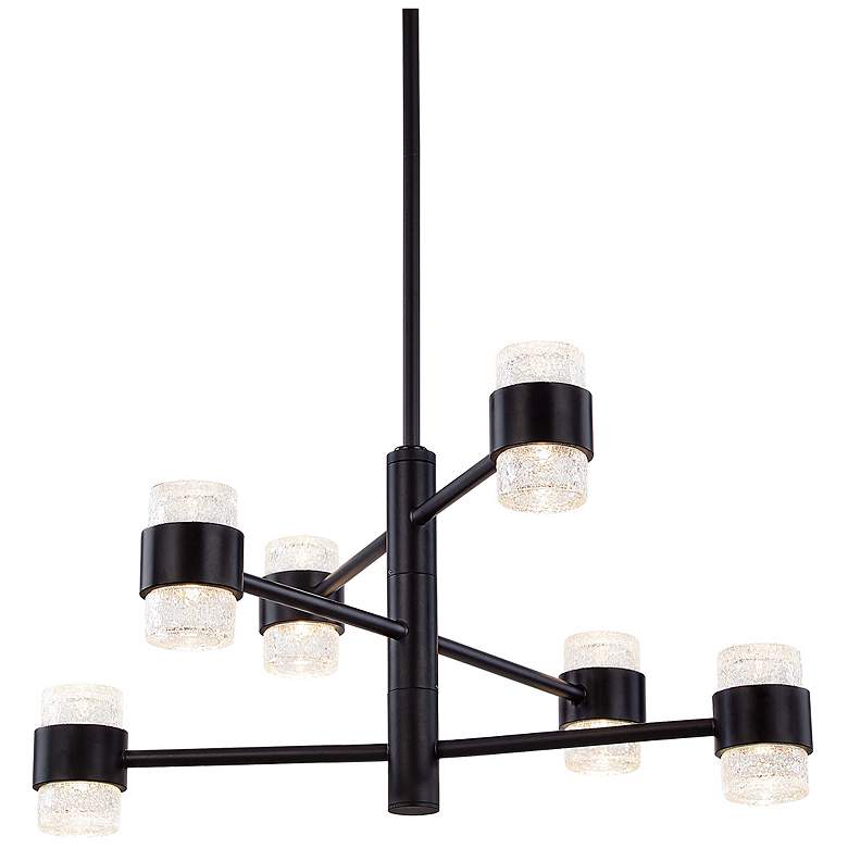 Image 1 Kuzco Copenhagen LED 24-in (3 Tier) Black Exterior Pendant