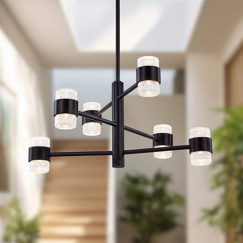 Image 1 Kuzco Copenhagen LED 24-in (3 Tier) Black Exterior Pendant