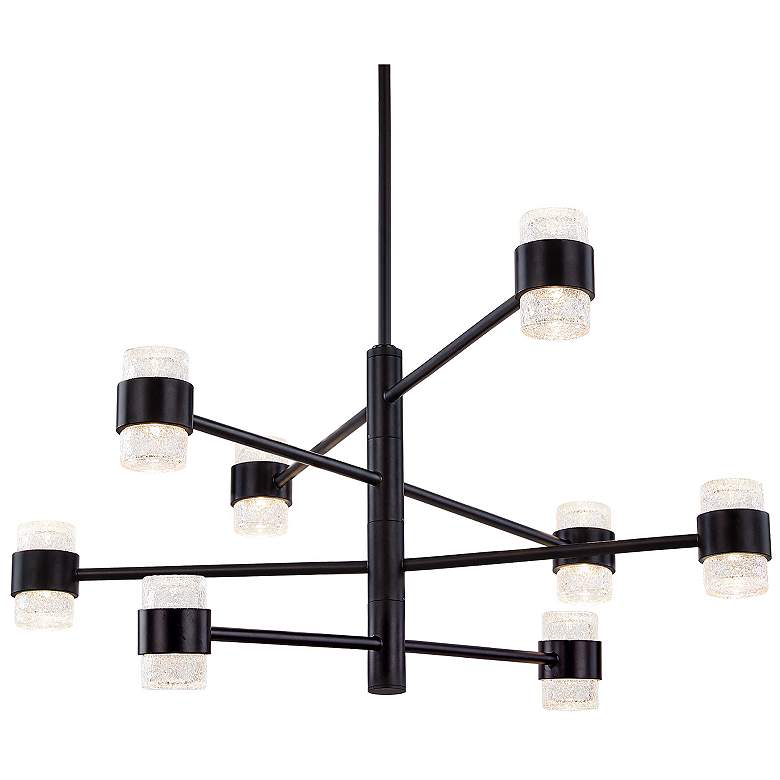 Image 1 Kuzco Copenhagen LED 24-in (4 Tier) Black Exterior Pendant
