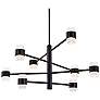 2_Kuzco Copenhagen LED 24-in (4 Tier) Black Exterior Pendant