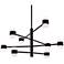 Kuzco Copenhagen LED 24-in (4 Tier) Black Exterior Pendant