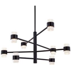 Kuzco Copenhagen LED 24-in (4 Tier) Black Exterior Pendant