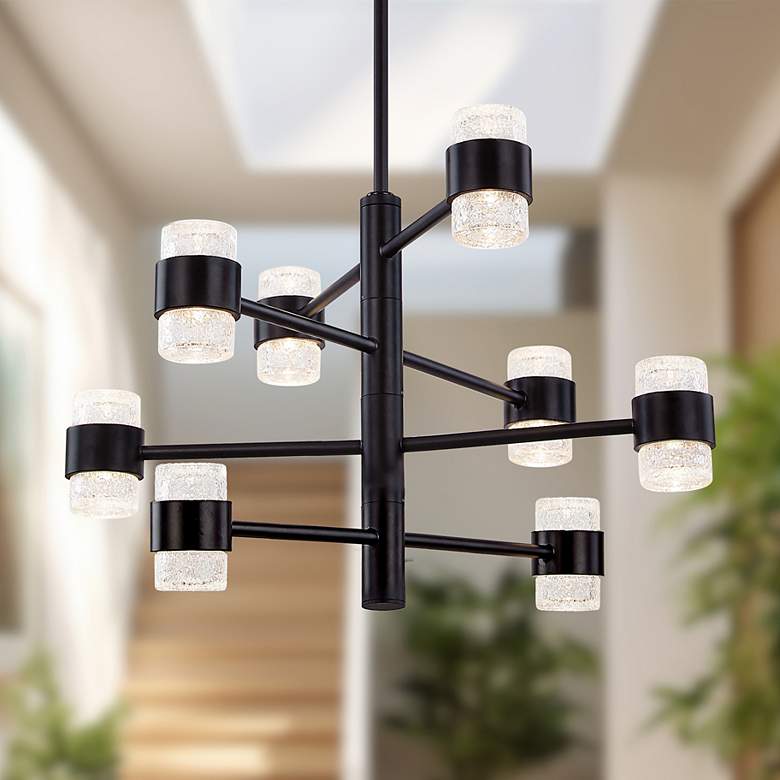 Image 1 Kuzco Copenhagen LED 24-in (4 Tier) Black Exterior Pendant