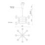 4_Kuzco Copenhagen LED 24-in (4 Tier) Black Exterior Pendant more views