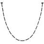 1_Kuzco Corda LED 17-ft Black/Opal Glass Pendant