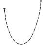 3_Kuzco Corda LED 17-ft Black/Opal Glass Pendant more views