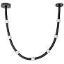 3_Kuzco Corda LED 7-ft Black/Opal Glass Pendant more views