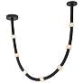4_Kuzco Corda LED 7-ft Black/Opal Glass Pendant more views