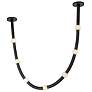 3_Kuzco Corda LED 7-ft Black/Opal Glass Pendant more views
