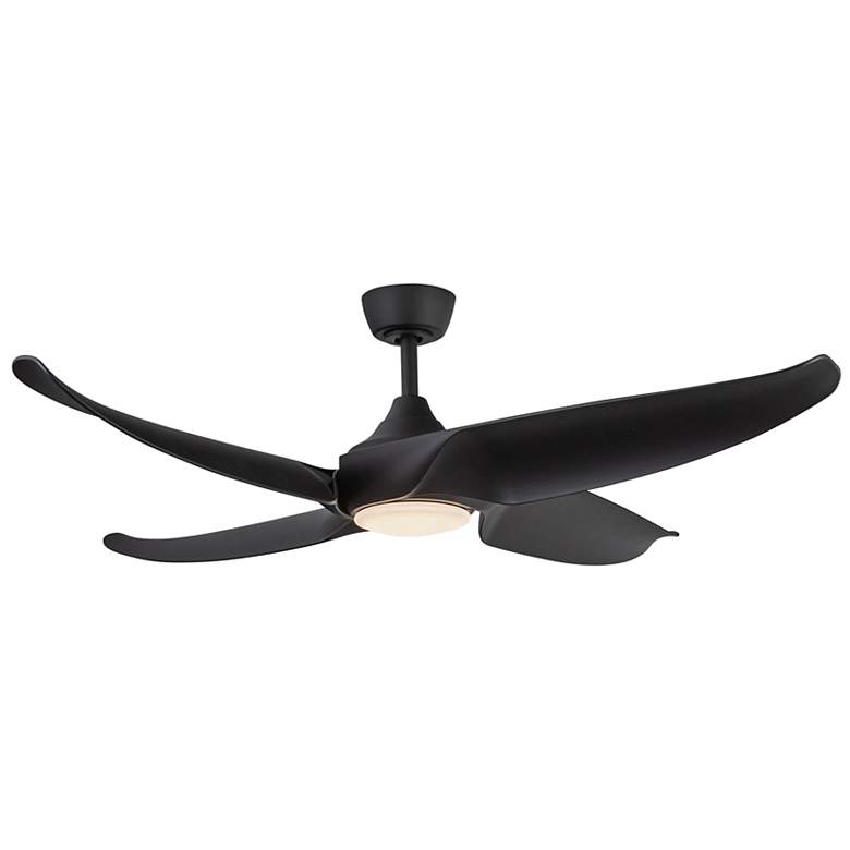 Image 1 Kuzco Coronado LED 56-in Matte Black Ceiling Fan