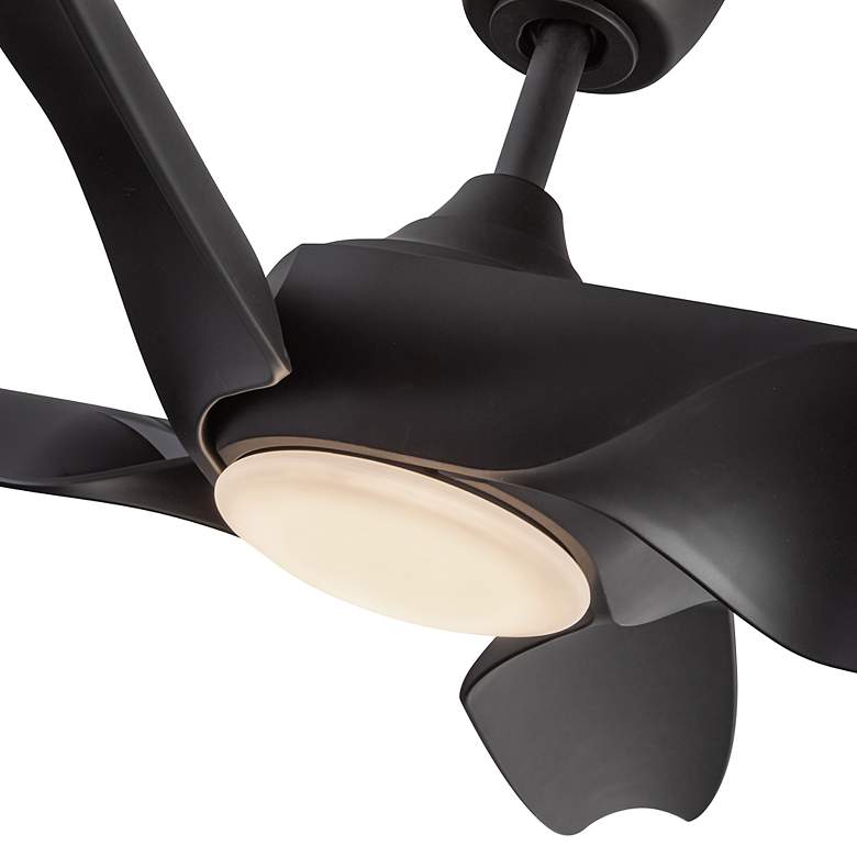 Image 4 Kuzco Coronado LED 56-in Matte Black Ceiling Fan more views