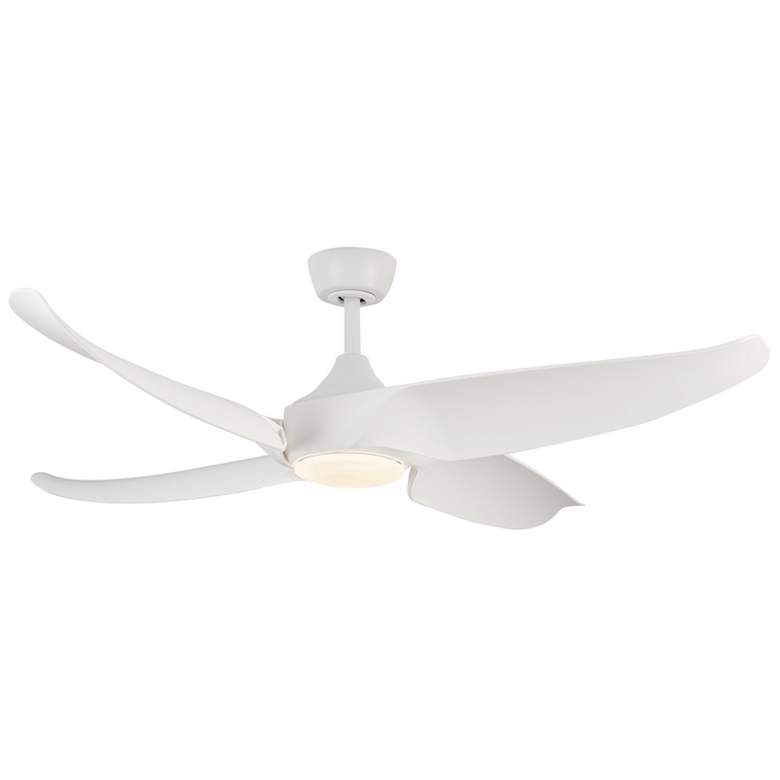 Image 1 Kuzco Coronado LED 56-in Matte White Ceiling Fan