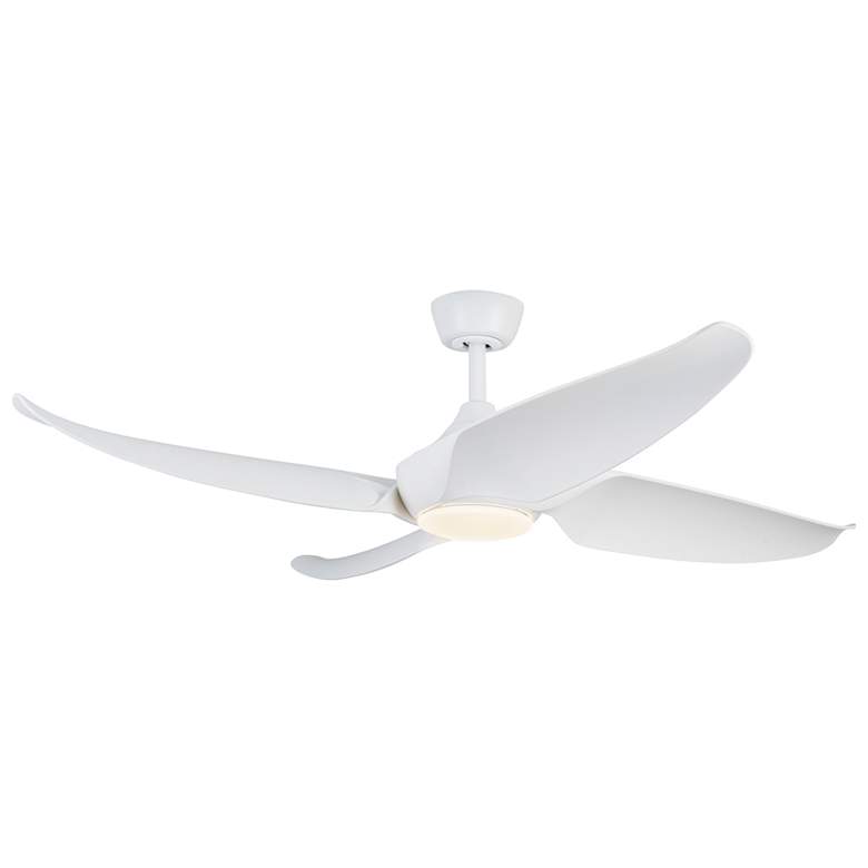 Image 2 Kuzco Coronado LED 56-in Matte White Ceiling Fan more views