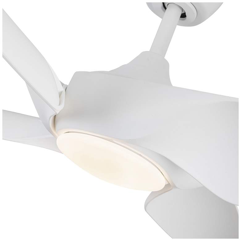 Image 4 Kuzco Coronado LED 56-in Matte White Ceiling Fan more views