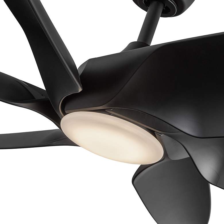 Image 4 Kuzco Coronado LED 60-in Matte Black Ceiling Fan more views