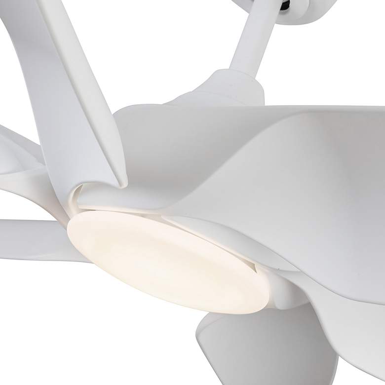 Image 4 Kuzco Coronado LED 60-in Matte White Ceiling Fan more views