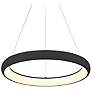 2_Kuzco Cortana LED 24-in Black Pendant