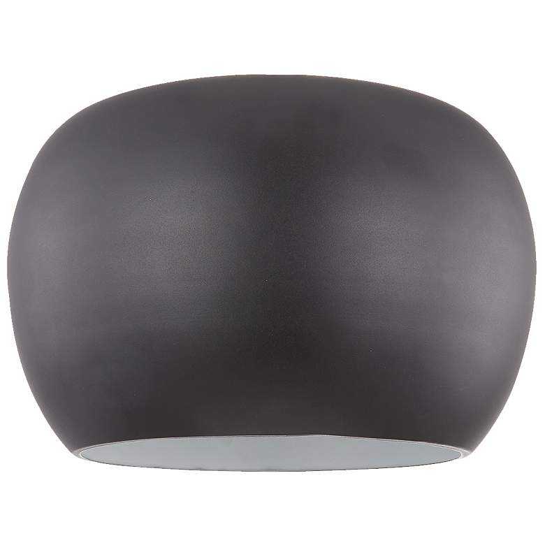 Image 1 Kuzco Croft LED 14-in Black/White Flush Mount