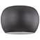 Kuzco Croft LED 14-in Black/White Flush Mount