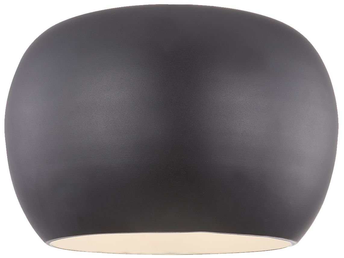 Image 2 Kuzco Croft LED 14-in Black/White Flush Mount more views