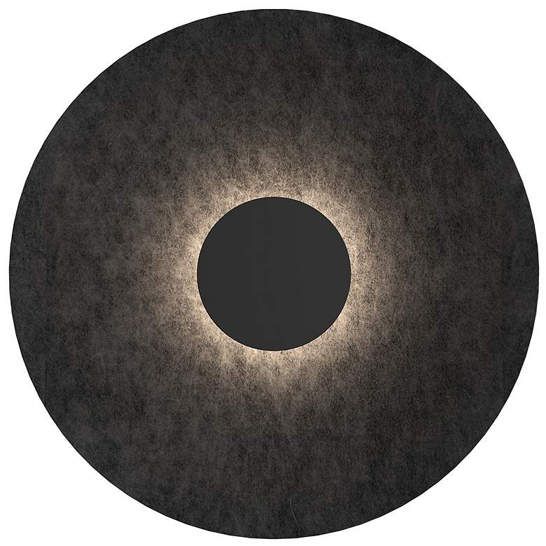 Image 1 Kuzco Cruz LED 15-in Felt - Gray Wall Sconce