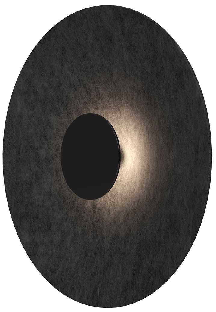Thumbnail2 of Kuzco Cruz LED 15-in Felt - Gray Wall Sconce more views
