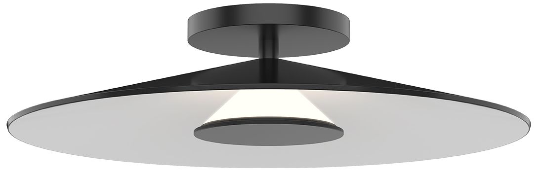 Image 2 Kuzco Cruz LED 15-in Metal - Black/White Wall Sconce more views