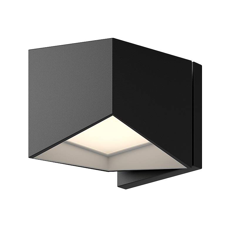Image 1 Kuzco Cubix LED 5-in Black/White Wall Sconce