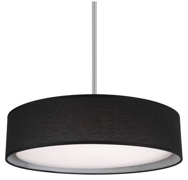 Image 2 Kuzco Dalton LED 16-in Black Pendant more views