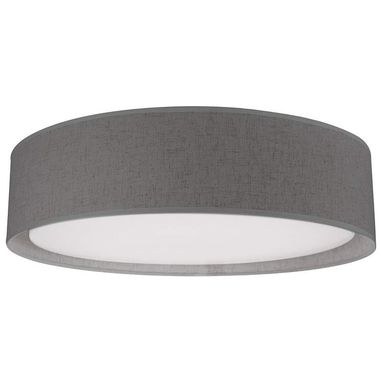 Image 1 Kuzco Dalton LED 16-in Gray Flush Mount